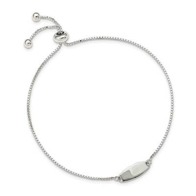 Bar Adjustable Bracelet Sterling Silver Polished QG4764, MPN: QG4764, 886774124513