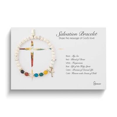 Gold-tone Salvation Stone Stretch Bracelet GM25595, MPN: GM25595, 89945735949