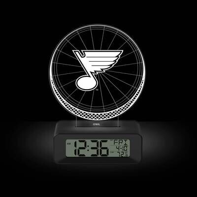 Game Time St. Louis Blues LED 3D Illusion Alarm Clock GM25318-STL, MPN: GM25318-STL, 81006814148