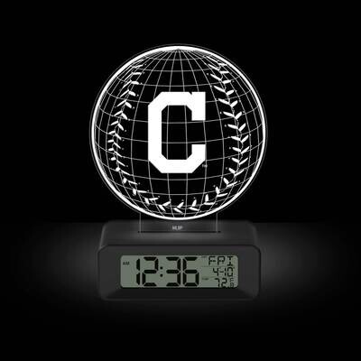 Game Time Cleveland Indians LED 3D Illusion Alarm Clock GM25316-CLE, MPN: GM25316-CLE, 81006814068