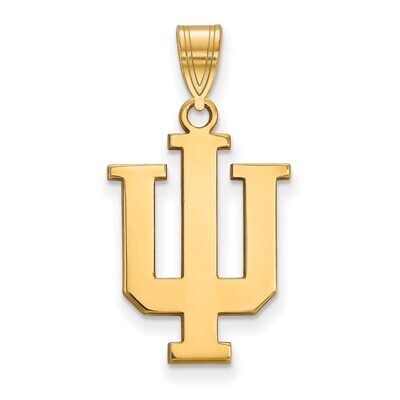 Indiana University Large Pendant 10k Yellow Gold 1Y004IU, MPN: 1Y004IU, 886774801056