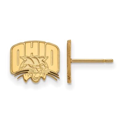 Ohio University x-Small Post Earring 14k Yellow Gold 4Y007OU, MPN: 4Y007OU, 886774866239