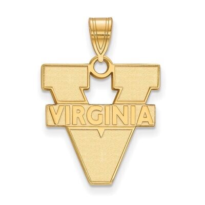 University of Virginia Large Pendant 10k Yellow Gold 1Y004UVA, MPN: 1Y004UVA, 886774802183