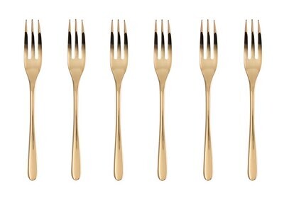 Sambonet Cake &amp; Coffee 6 Piece Cake Forks Taste 52553GA5, MPN: 52553GA5,