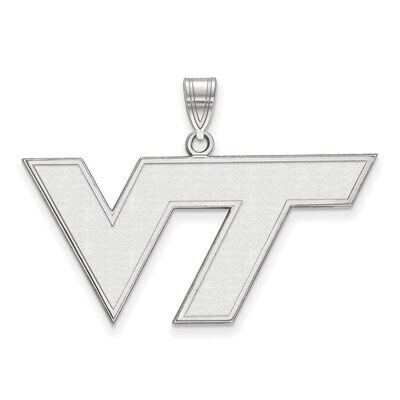 Virginia Tech Large Pendant 14k White Gold 4W004VTE, MPN: 4W004VTE, 886774831763