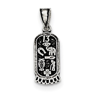 Mini Good Luck Icons Pendant Sterling Silver Antiqued QC8665, MPN: QC8665, 191101362880