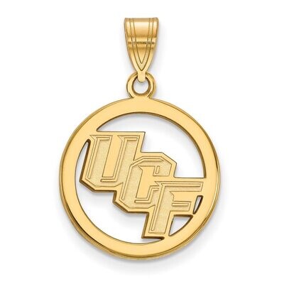 University of Central Florida Sm Pendant in Circle Gold-plated Silver GP020UCF, MPN: GP020UCF, 8867…