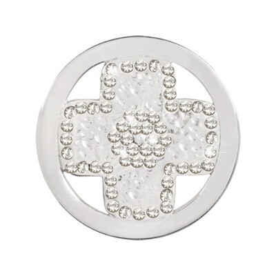 Nikki Lissoni Cross Gold-Plated 23mm Coin C1565SS, MPN: C1565SS, 8718819234869