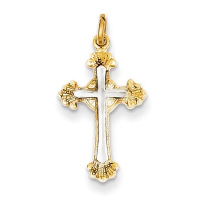 Cross Charm 18k Gold-plated Sterling Silver QC5866, MPN: QC5866, 886774111773