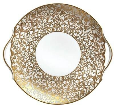 Raynaud Salamanque Gold Or Cake Dish With Hands, MPN: 0464-17-506025, 3660006629581