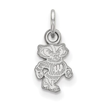 University of Wisconsin x-Small Pendant 14k White Gold 4W043UWI, MPN: 4W043UWI, 886774848648