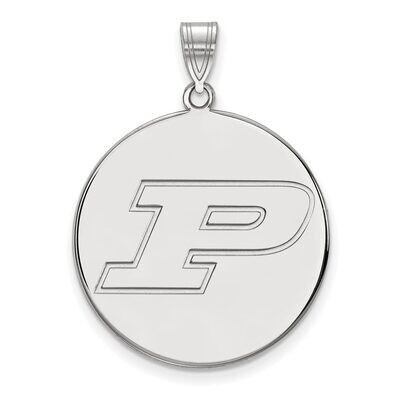 Purdue x-Large Disc Pendant 10k White Gold 1W035PU, MPN: 1W035PU, 886774786124