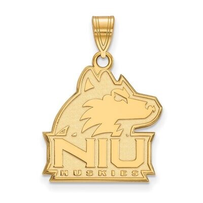 Northern Illinois University Large Pendant 14k Yellow Gold 4Y004NIU, MPN: 4Y004NIU, 886774862644