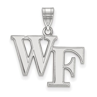 Wake Forest University Medium Pendant 14k White Gold 4W003WFU, MPN: 4W003WFU, 886774829913