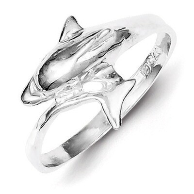 Dolphin Ring Sterling Silver QR162, MPN: QR162, 883957183367