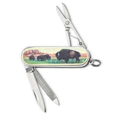 Barlow Designs Color Buffalo Pocket Knife GM24060, MPN: GM24060, 617414636185