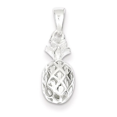 Pineapple Pendant Sterling Silver QC6152, MPN: QC6152, 883957914725
