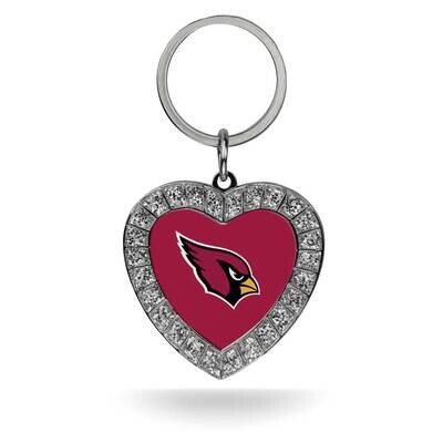 NFL Arizona Cardinals Rhinestone Heart Key Ring GC7930, MPN: GC7930, 94746967390