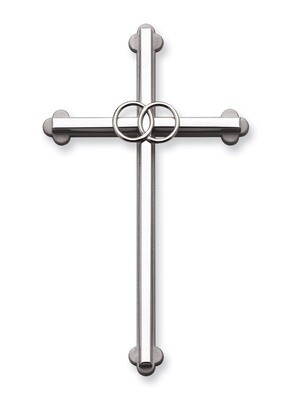 Silver-tone Wedding 8 Wall Cross GP4839, MPN: GP4839, 785525059701