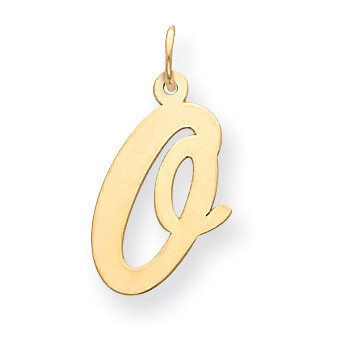 Initial O Charm 14k Gold Large Script  YC662O, MPN: YC662O, 886774137452