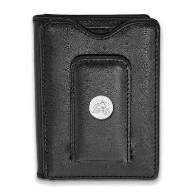 Colorado Avalanche Black Leather Wallet Sterling Silver on Leather SS011AVA-W1, MPN: SS011AVA-W1, 8…