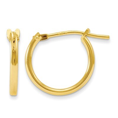 Hoop Earrings - 14k Gold GK267 by Madi K, MPN: GK267, 886774998152
