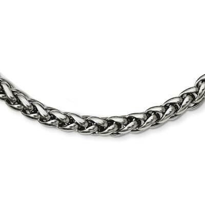 18 Inch Necklace Stainless Steel Polished SRN846-18 by Chisel, MPN: SRN846-18, 886774994543