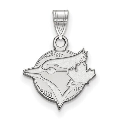 Toronto Blue Jays Small Pendant 14k White Gold 4W018BLU, MPN: 4W018BLU, 886774842011