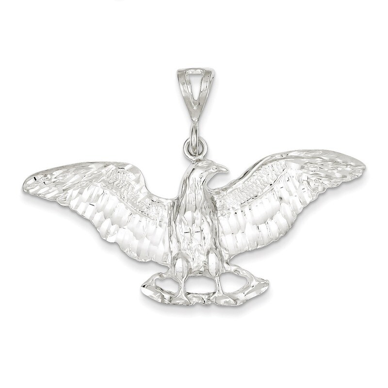 Eagle Pendant Sterling Silver HomeBello