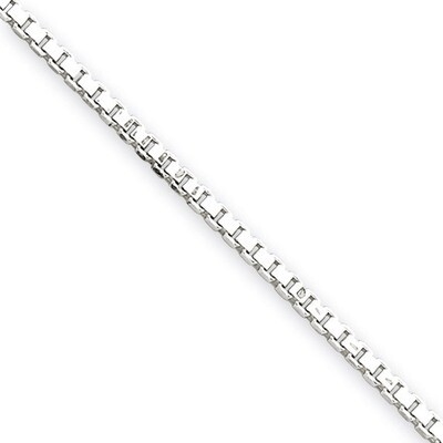 16 Inch 1.75mm Box Chain Sterling Silver QBX035-16, MPN: QBX035-16, 886774412702