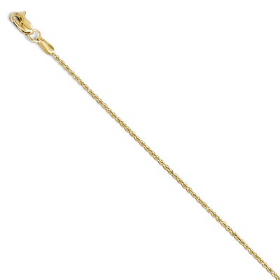Leslie&#39;s 1.5mm Diamond Cut Lightweight Rope Chain 7 Inch - 10k Gold HB-8064-7, MPN: 8064-7, 8867745…