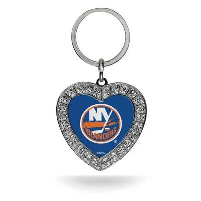 NHL New York Islanders Rhinestone Heart Key Ring GC7978, MPN: GC7978, 94746940492