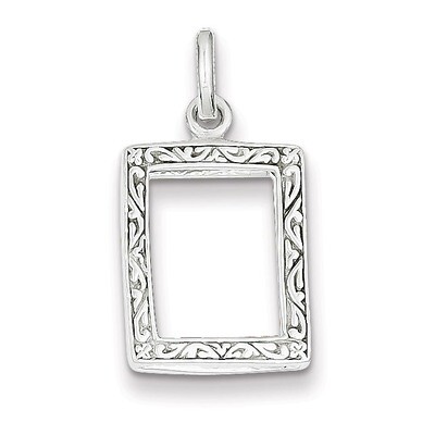Picture Frame Charm Sterling Silver QC12, MPN: QC12, 883957849140