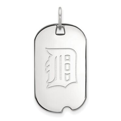 Detroit Tigers Small Dog Tag 10k White Gold 1W027TIG, MPN: 1W027TIG, 886774784830