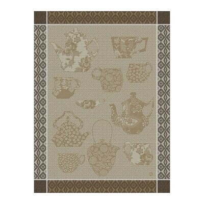 Le Jacquard Francais Tea Towel Comptoir Du The Beige 100% Cotton 27169 Set of 4, MPN: 27169, 366026…