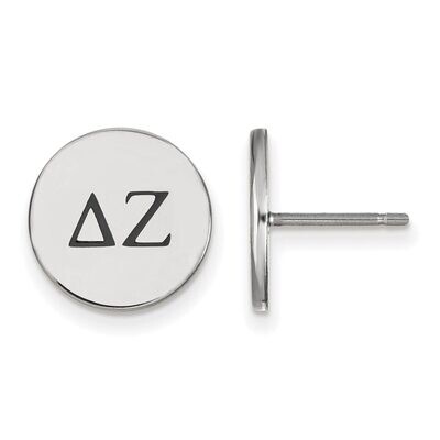 Delta Zeta Enameled Post Earrings Sterling Silver SS033DZ, MPN: SS033DZ, 886774606644