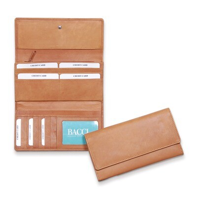 Tan Flap Over Clutch Wallet GM12750, MPN: GM12750, 892925156838