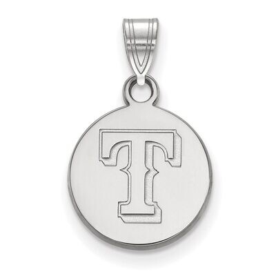 Texas Rangers Small Disc Pendant Sterling Silver SS013RAN, MPN: SS013RAN, 886774626987
