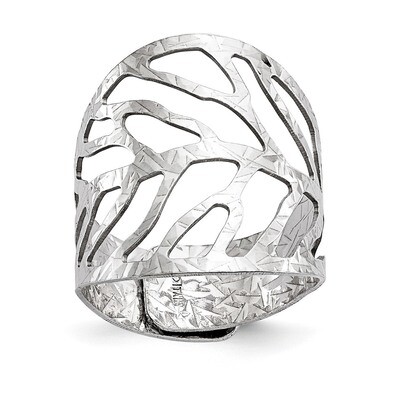 Leslie&#39;s Adjustable Ring Sterling Silver Rhodium-plated HB-QLR112, MPN: QLR112, 191101879630