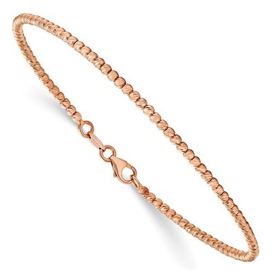Leslie&#39;s Beaded Bracelet 14K Rose Polished HB-LF1082, MPN: LF1082, 191101680922
