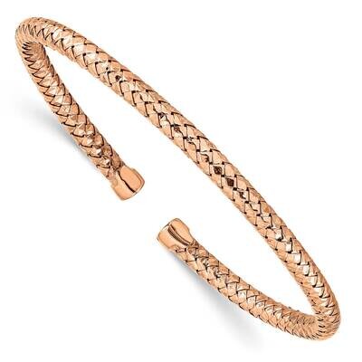 Leslie&#39;s Rose Gold-plated Cuff Bracelet Sterling Silver HB-QLF1118, MPN: QLF1118, 191101744273