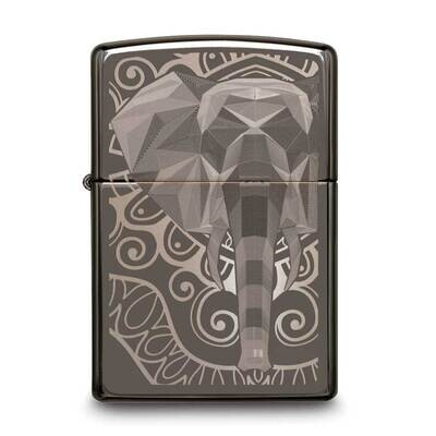 Zippo Black Ice Elephant Lighter GM25896, MPN: GM25896, 191693132328
