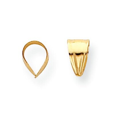 Large Stamped Bail 14k Yellow Gold YG1544, MPN: YG1544,