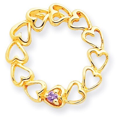 1 Birthstone Family Pendant 14k Gold XMP53/1, MPN: XMP53/1, 883957379197