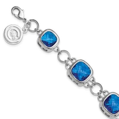 MLB Cleveland Indians Crystal Legend Bracelet CUB071BR-CR, MPN: CUB071BR-CR, 634401991645