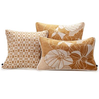 Le Jacquard Cushion Cover Pochoir Cumin 50 x 50 98% Coton2% Polyami 26345, MPN: 26345, 3660269263454