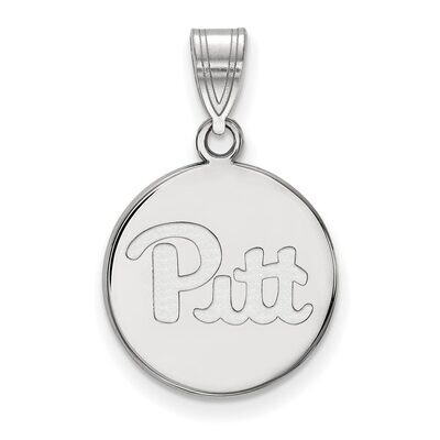 University of Pittsburgh Medium Disc Pendant 14k White Gold 4W033UPI, MPN: 4W033UPI, 886774846408