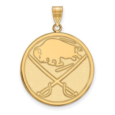 Buffalo Sabres x-Large Pendant 14k Yellow Gold 4Y019SAB, MPN: 4Y019SAB, 886774740171