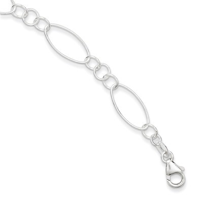 7.5 Inch Bracelet Sterling Silver Fancy QG2337-7.5, MPN: QG2337-7.5, 883957949123