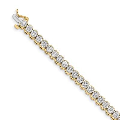 Bracelet 14k Gold Diamond BM4662-300-YA, MPN: BM4662-300-YA, 883957424545